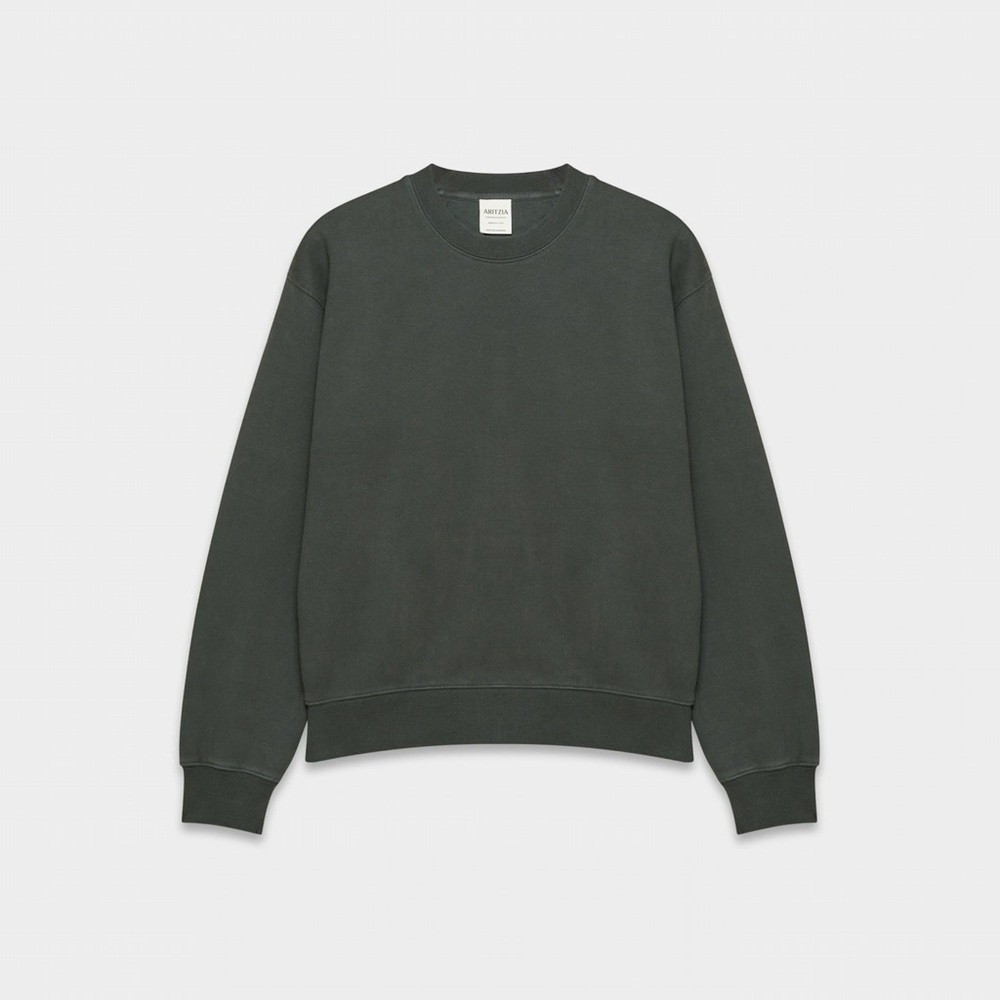 Aritzia sweat fleece perfect crewneck sweatshirt